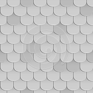 Shingles roof seamless pattern photo