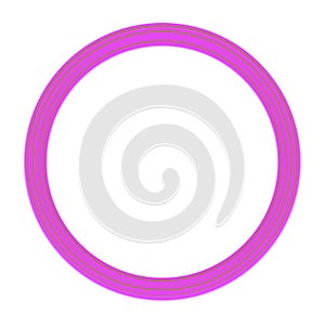 Shining circle frame Transparent Background