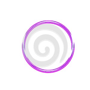 Shining circle frame Transparent Background