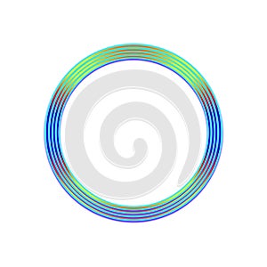 Shining circle frame Transparent Background