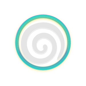 Shining circle frame Transparent Background