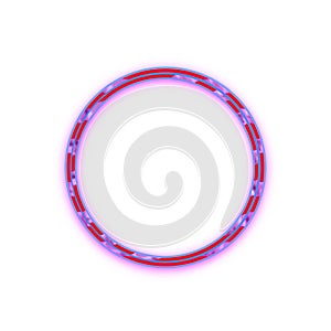 Shining circle frame Transparent Background