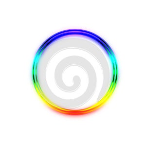 Shining circle frame Transparent Background