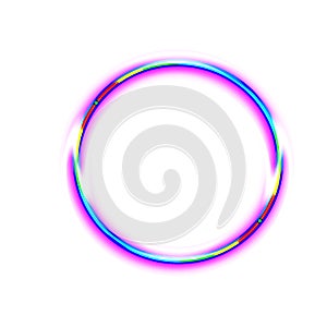 Shining circle frame Transparent Background