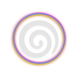 Shining circle frame Transparent Background