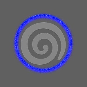 Shining circle frame Transparent Background