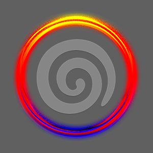 Shining circle frame Transparent Background,