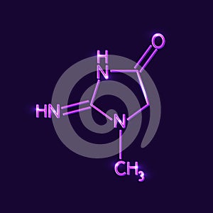 Shining creatinine chemical formula