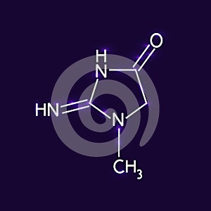 Shining creatinine chemical formula