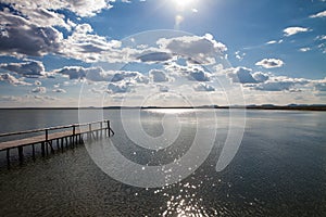 Shining DALINOR Lake in Inner Mongolia