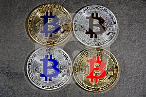 BTC Bitcoin coins
