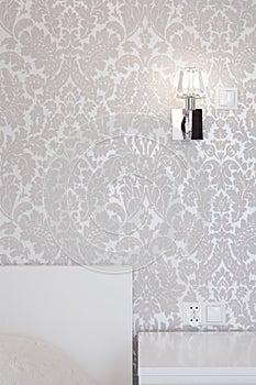 Shining silver wallpaper