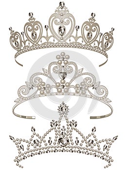 Shining Tiaras Set