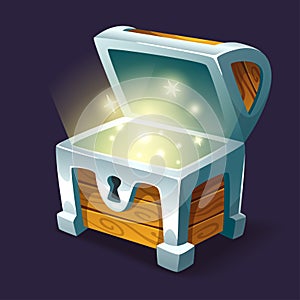 Shining treasure chest