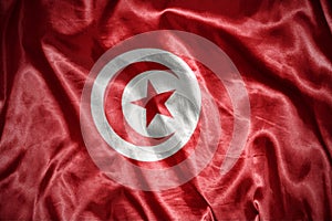shining tunisian flag