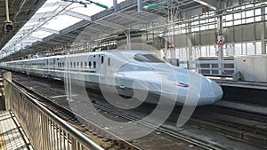 Shinkansen Bullet Train in Japan