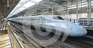 Shinkansen Bullet Train in Japan