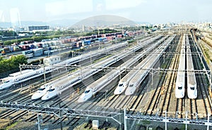 Shinkansen garage