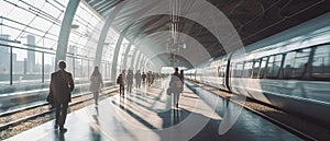 Shinkansen at Terminal in Tokyo Japan, high speed train known as bullet train which has been an efficient means of