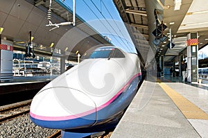 Shinkansen at Tokyo station