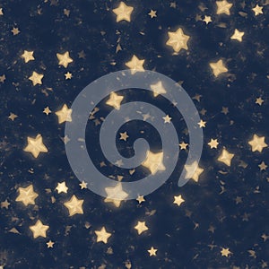 shinning star pattern background at night