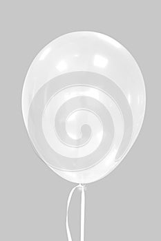 shinny white balloon photo