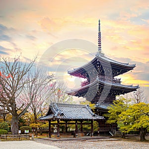 Shinnyodo or Shinshogokurakuji temple in Kyoto, Japan