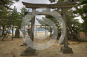 Shinto shrine on Megijima Island, Japan