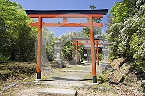 Shinto shrine in Nara, Japan