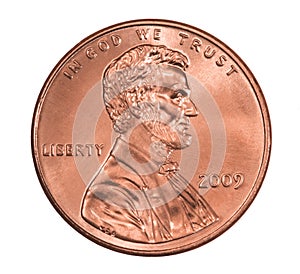 Shiny 2009 Lincoln Penny