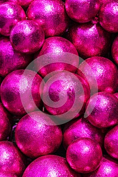 Shiny balls as background