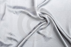 Shiny blank grey fabric texture background