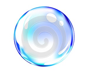 Shiny blue ball