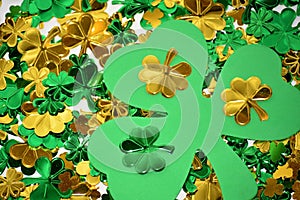 Shiny Clovers for St Patrick's Day