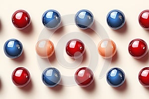 Shiny colorful spheres pattern background texture
