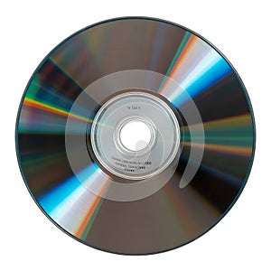 Compact Disc (CD) Isolated on White Background