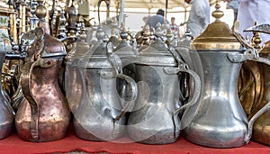 Shiny Copper Coffee Pots