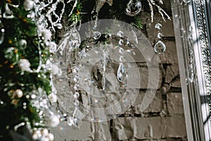 Shiny crysral Christmas decoration