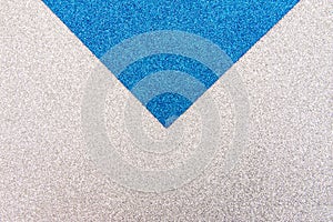 Blue and grey abstract glitter background
