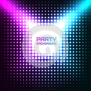 Shiny Disco Party Background