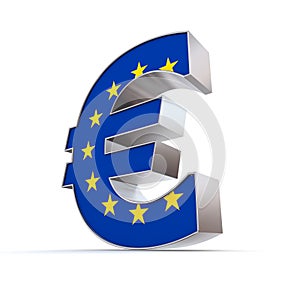 Shiny Euro Symbol - Flag of European Union