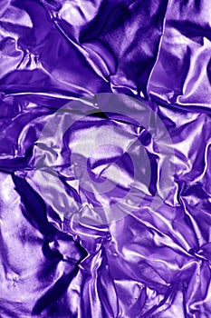 Shiny Foil Crumpled in Sharp Crumpled Metallic Gloss Background Pink Purple