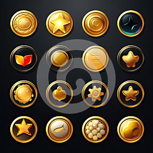 shiny gold coin game ai generated