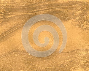 Shiny gold marble texture background. Ebru ink background