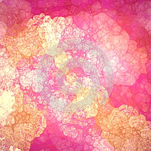 Blénkeg gull an rosa abstrakt Muster glas textur 