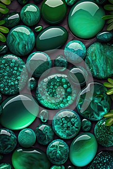 Shiny jade background wallpaper, from top view, lots of details, high detail, pix, ultra wide angle lens