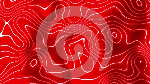 Shiny liquid line glowing. Glowing shiny line red color wave abstract background.