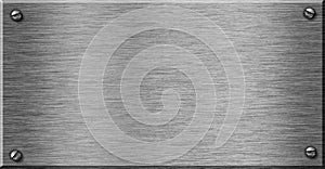 Shiny metal plate background