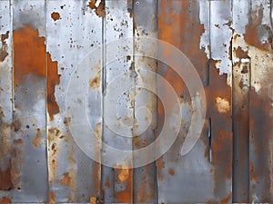 Shiny metal and rusty ai background