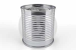 Shiny Metal Tin Can